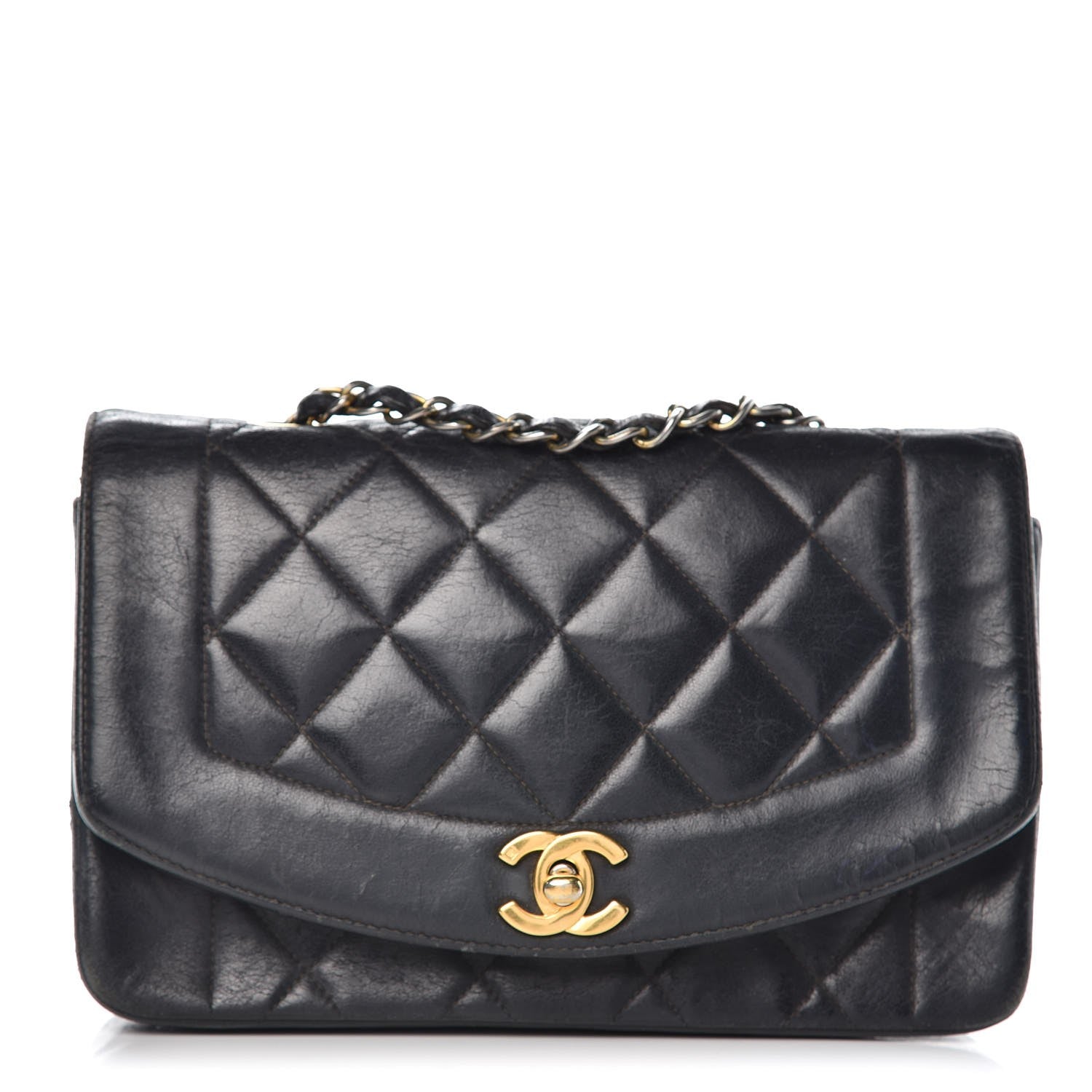 Chanel Lambskin Quilted Small Single Flap Black 1 of 21