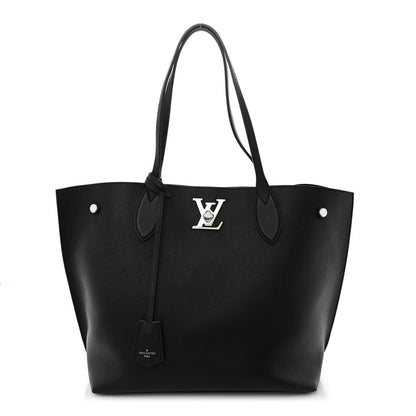 Louis Vuitton Calfskin Lockme Go Tote Black 1 of 11
