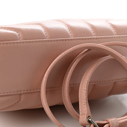 Saint Laurent Calfskin Y Quilted Monogram Toy Loulou Crossbody Bag Tender Pink 12 of 13