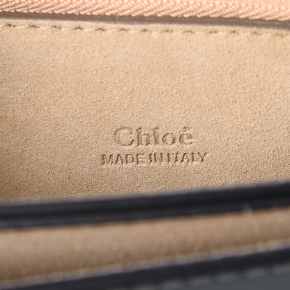 Chloe Suede Calfskin Medium Faye Shoulder Bag Cloudy Blue 6 of 6