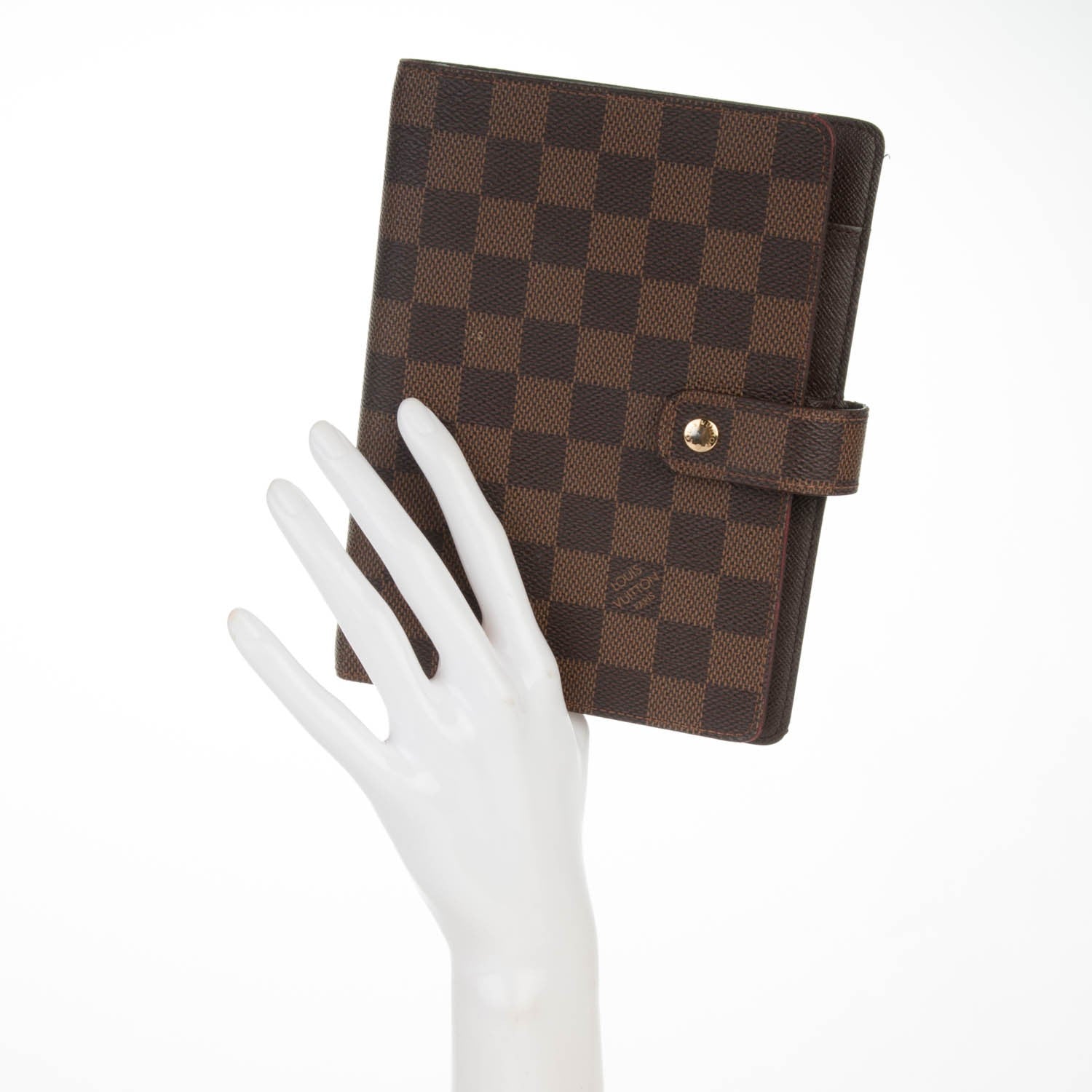 Louis Vuitton Damier Ebene Medium Ring Agenda Cover 2 of 7