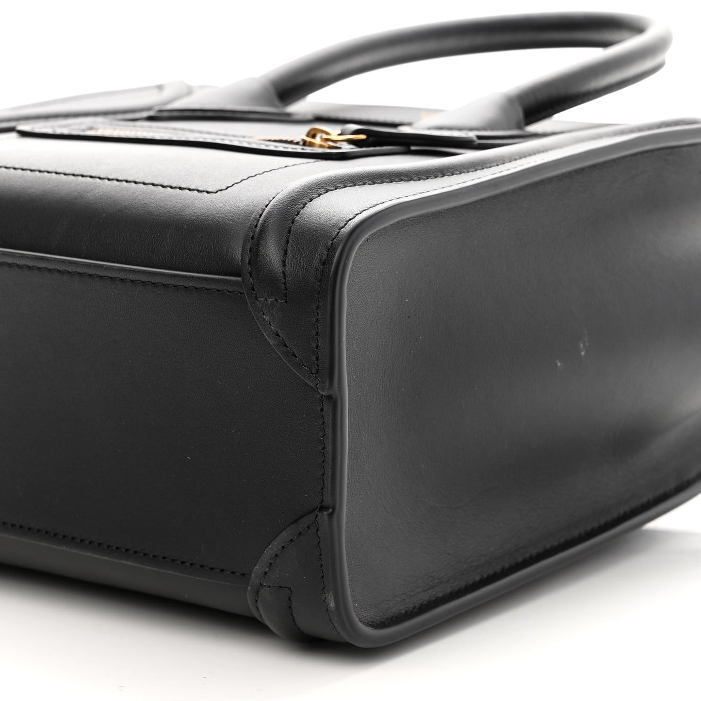 Smooth Calfskin Nano Luggage Black
