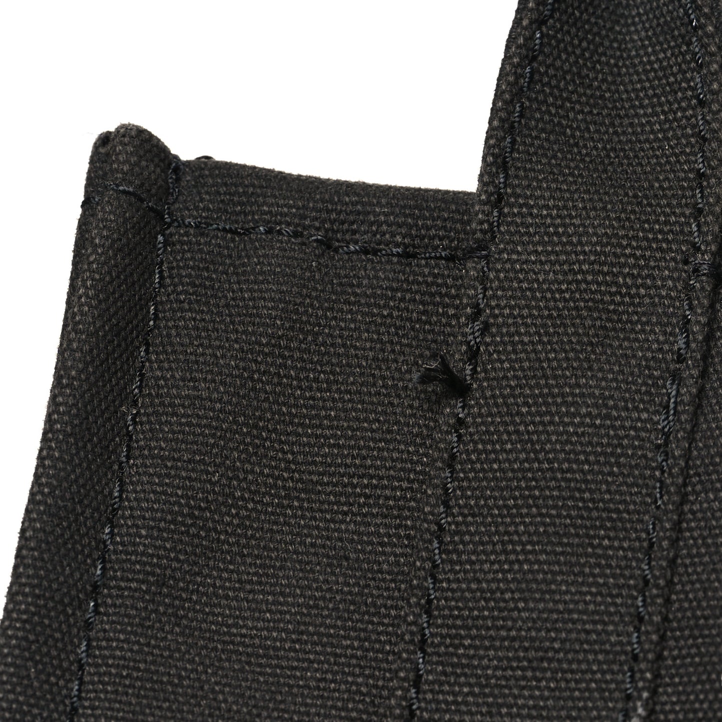 Cotton Canvas Small The Traveler Tote Bag Black