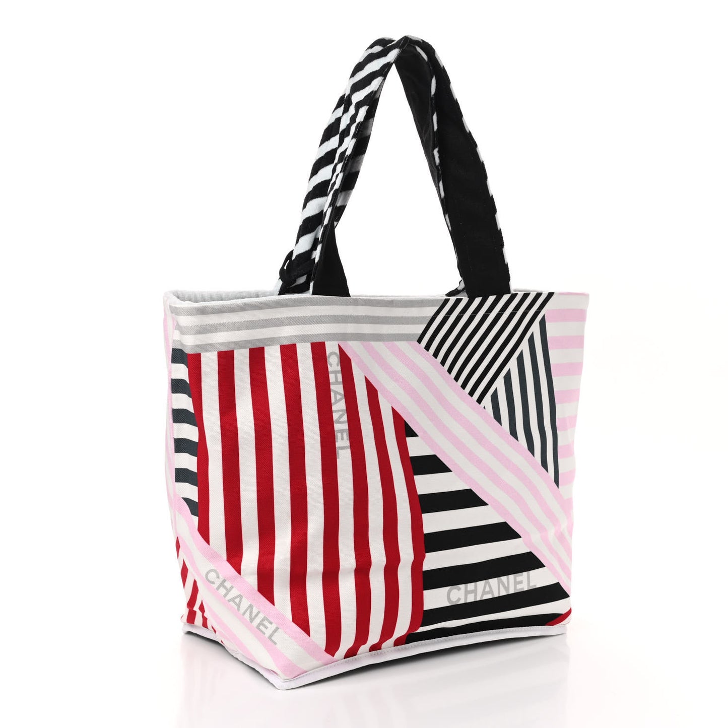 Terry Cloth Cotton La Pausa Bay Reversible Beach Tote