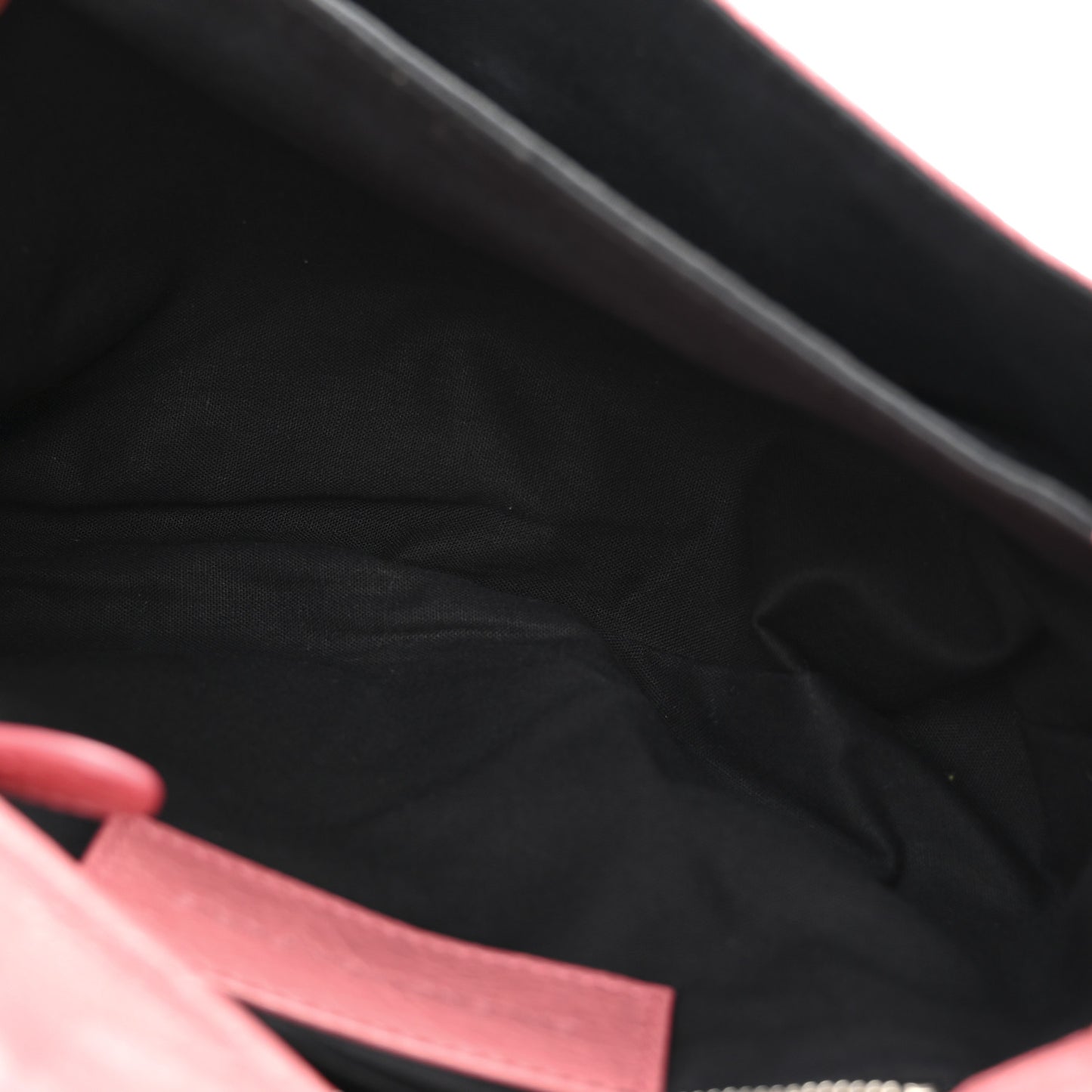 Agneau Giant 12 Silver Hardware Envelope Clutch Rose Bonbon