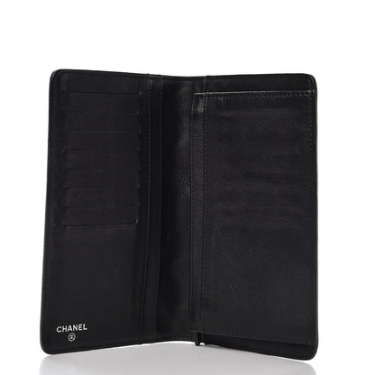 Chanel Calfskin Quilted Lucky Symbols Flap Wallet Black 5 of 9