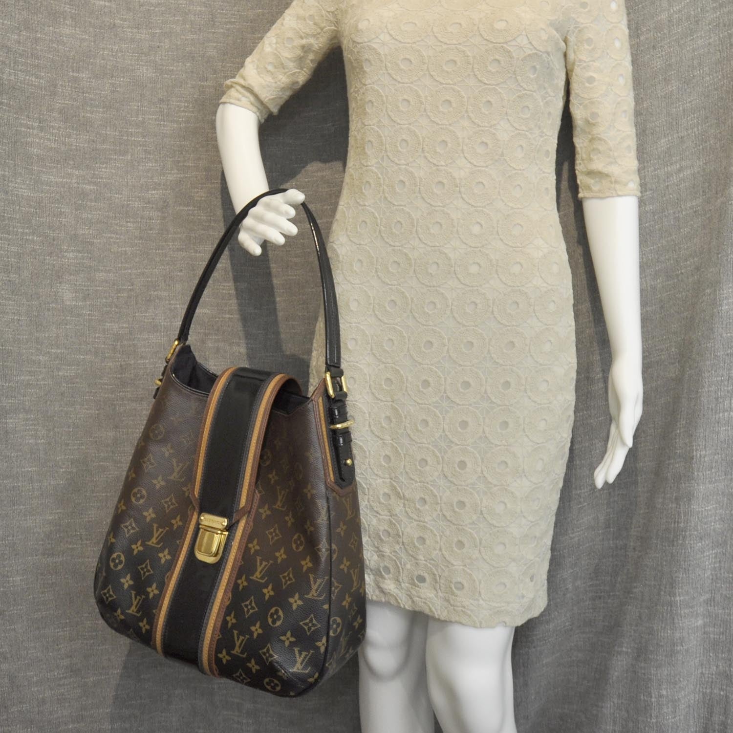 Louis Vuitton Monogram Mirage Musette Black 2 of 10