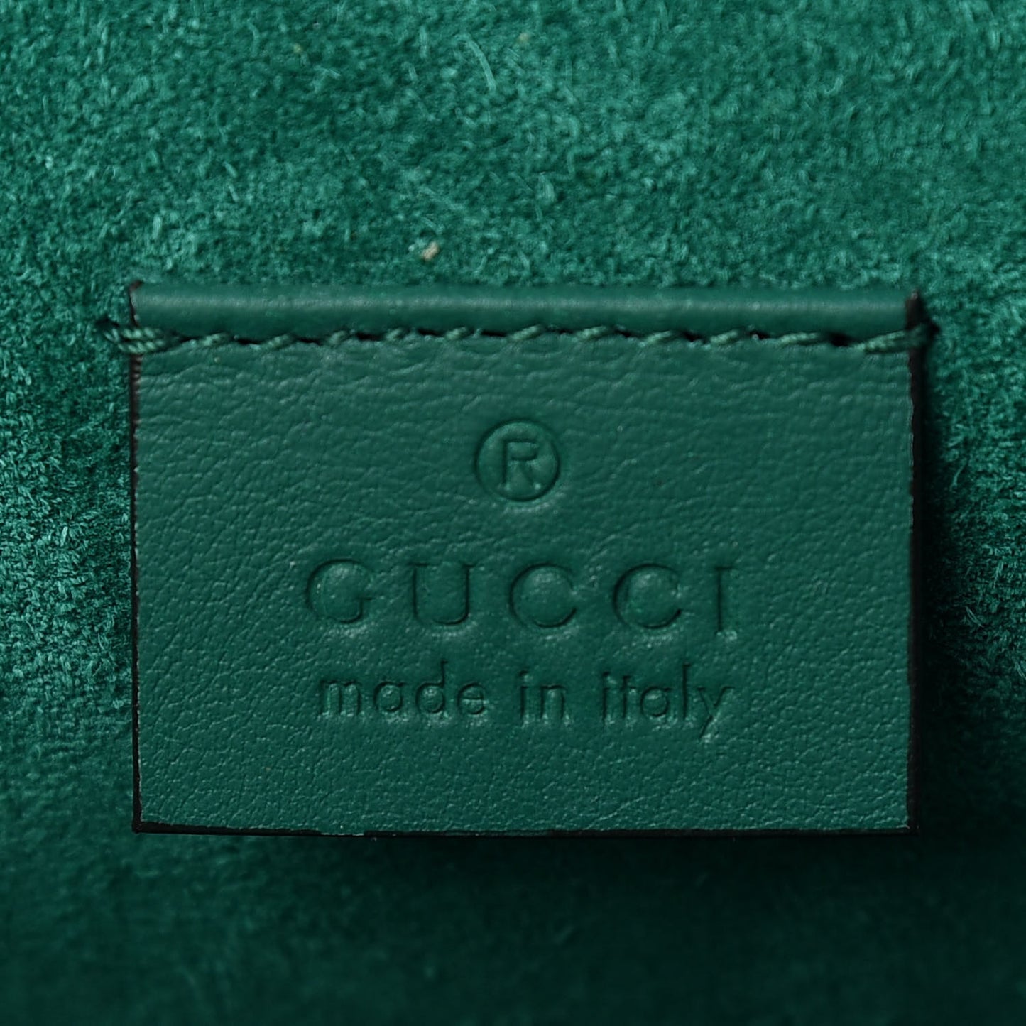 GG Supreme Monogram Embroidered Medium Dionysus Shoulder Bag Emerald