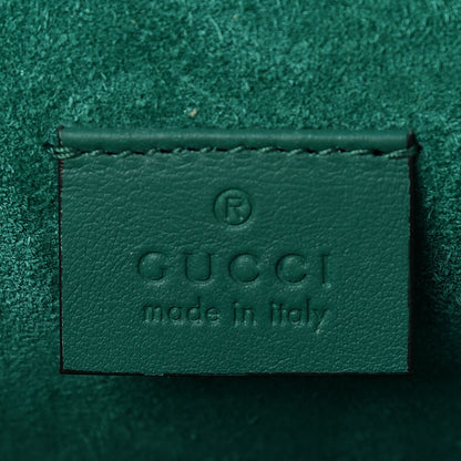 Gucci GG Supreme Monogram Embroidered Medium Dionysus Shoulder Bag Emerald 8 of 9