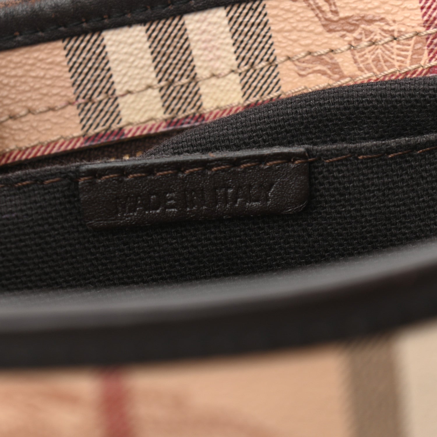 Burberry Haymarket Check Medium Regent Tote Chocolate 6 of 11