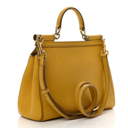 Dolce & Gabbana Dauphine Medium Miss Sicily Satchel Yellow 2 of 13