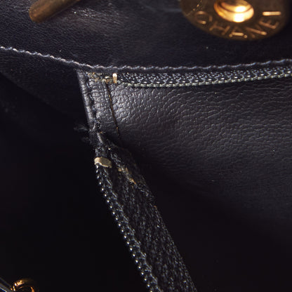 Chanel Lambskin Quilted Shoulder Bag Black 10 of 11