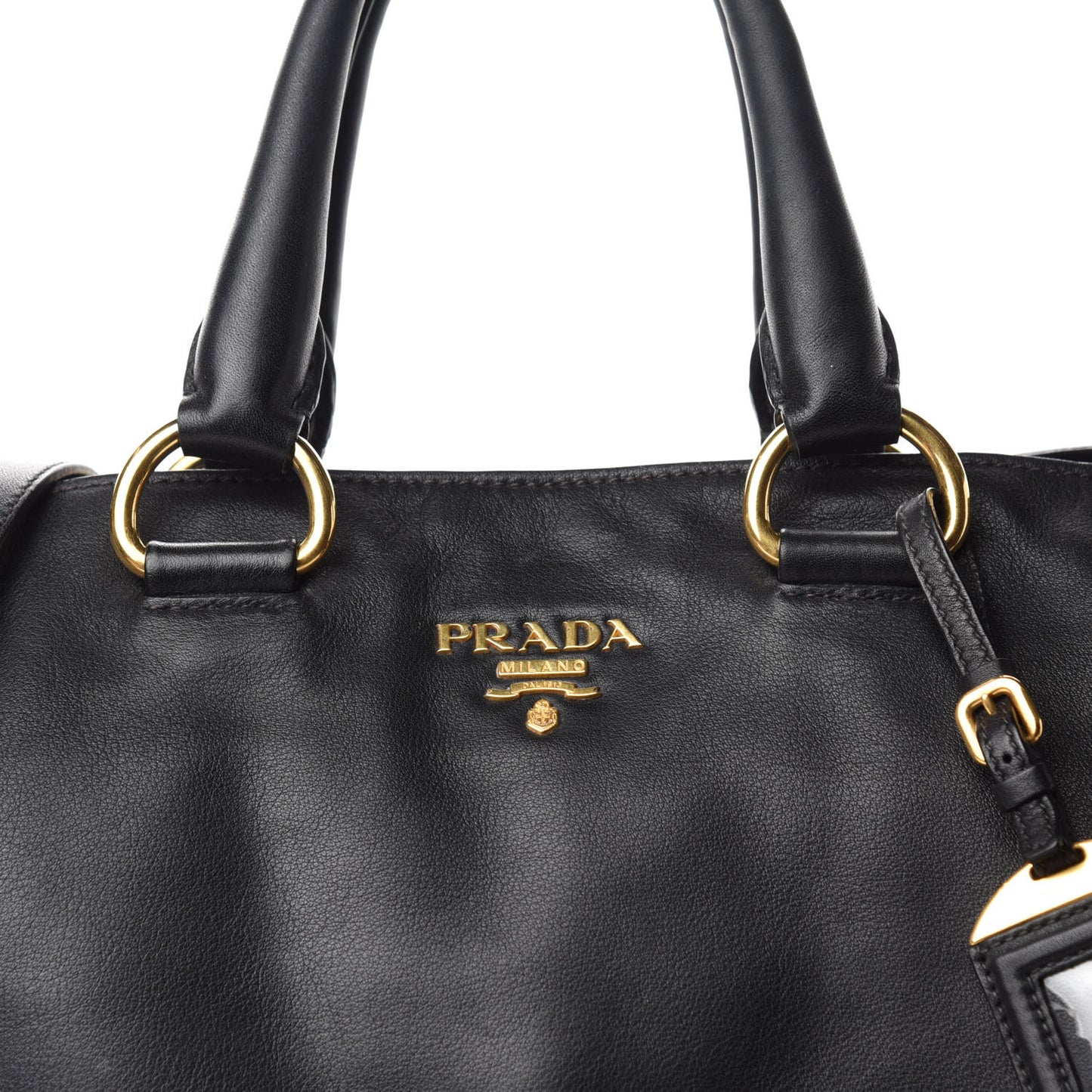 Vitello Daino Tote Black