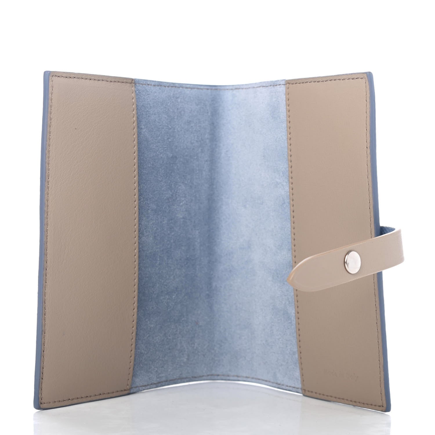 Celine Grained Calfskin Strap Passport Cover Porcelain 7 of 8