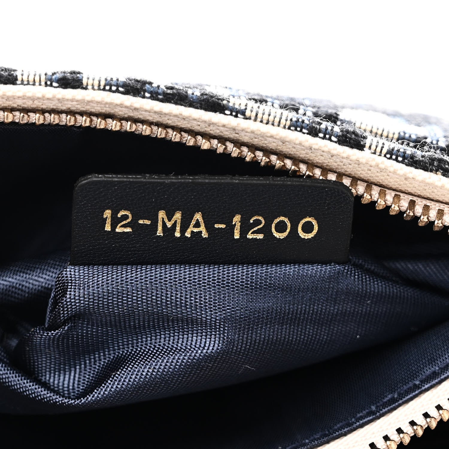 Christian Dior Oblique Saddle Chain Pouch Blue 7 of 11