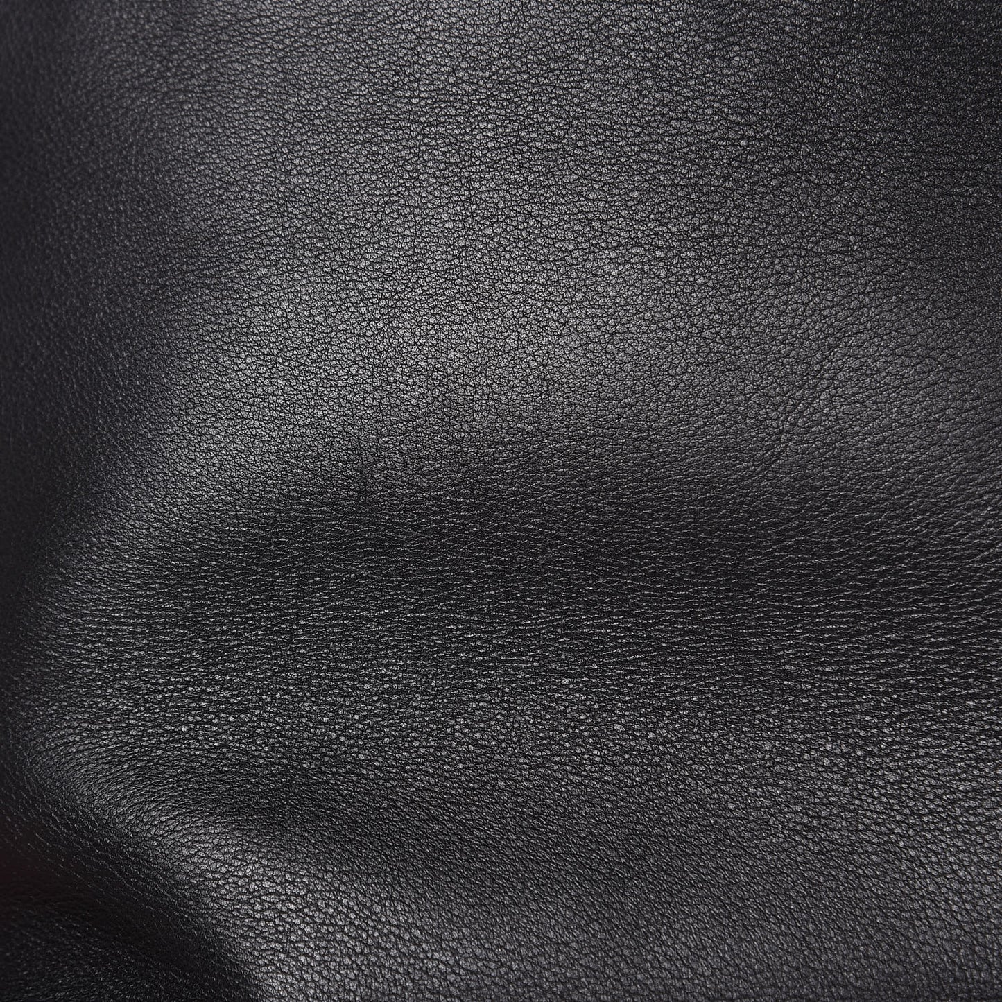 Calfskin Bamboo Shoulder Bag Black