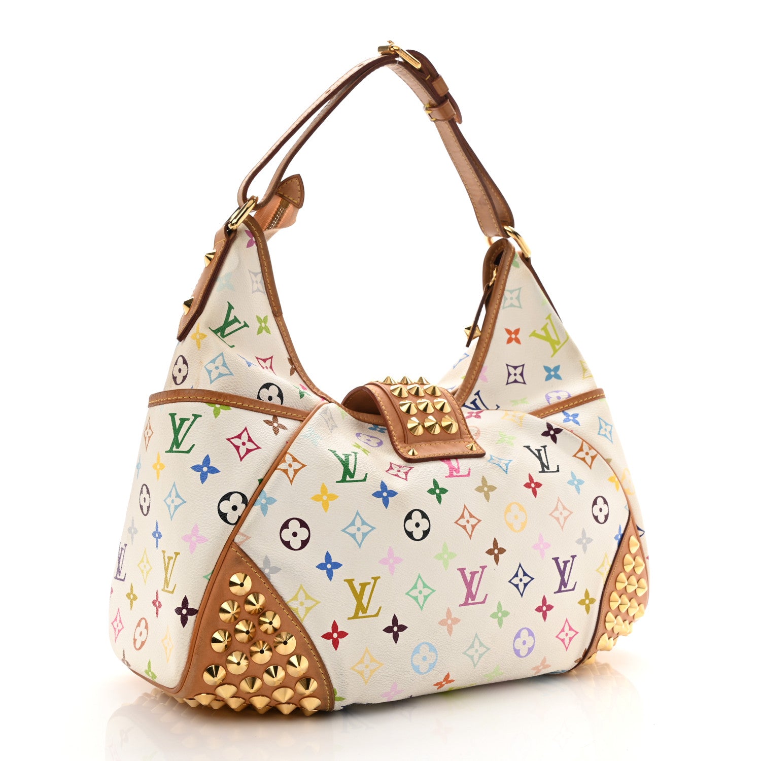 Louis Vuitton Monogram Multicolor Chrissie White 3 of 11