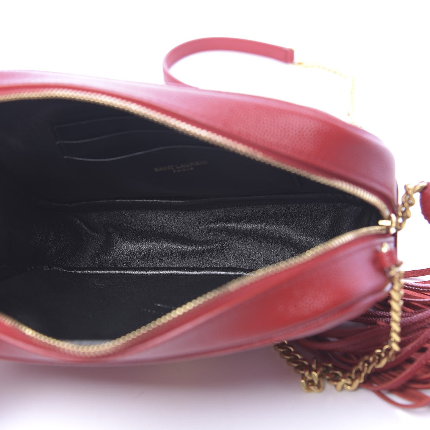 Grain De Poudre Matelasse Monogram Mini Lou Camera Bag Eros Red