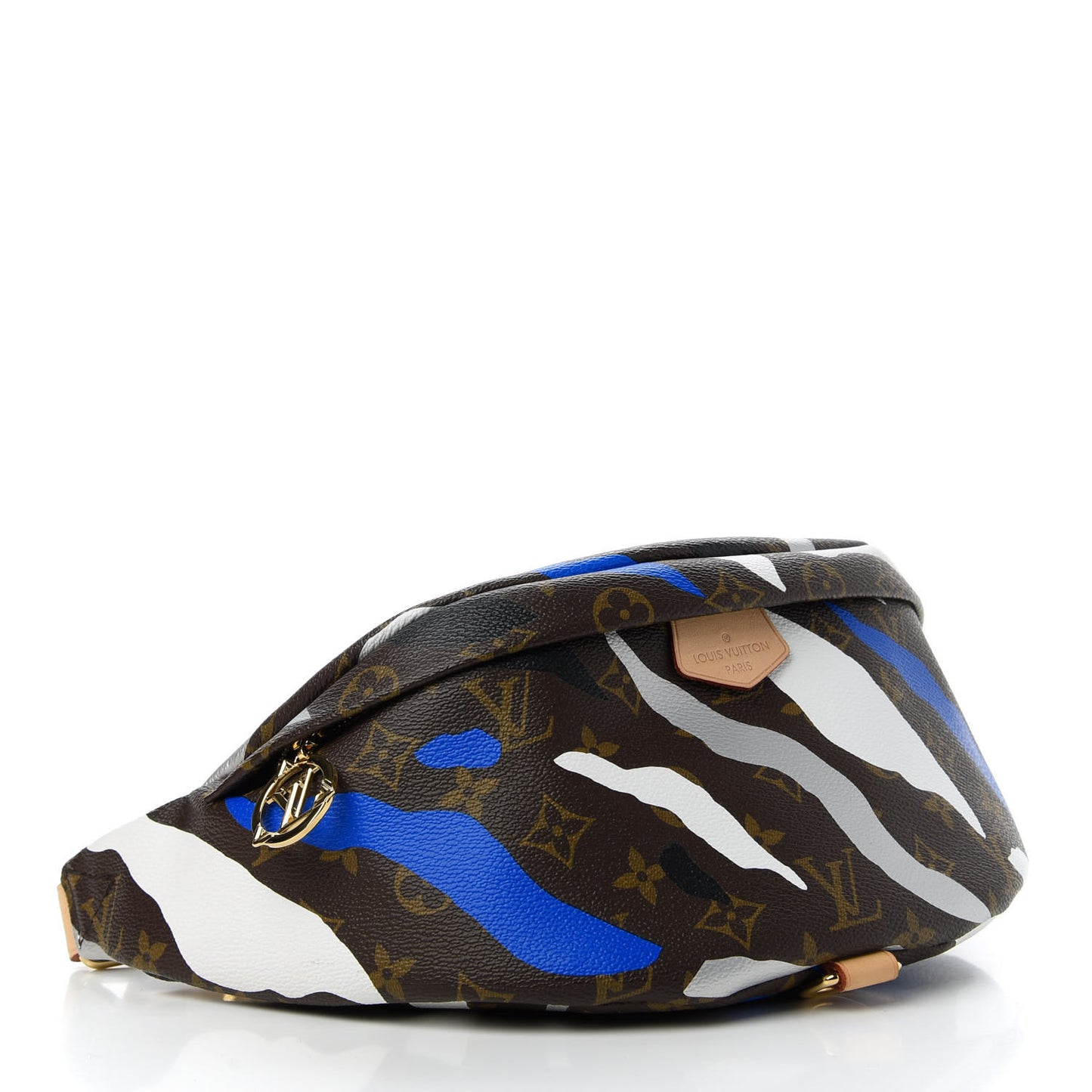 X LOL Monogram Bumbag Blue Silver