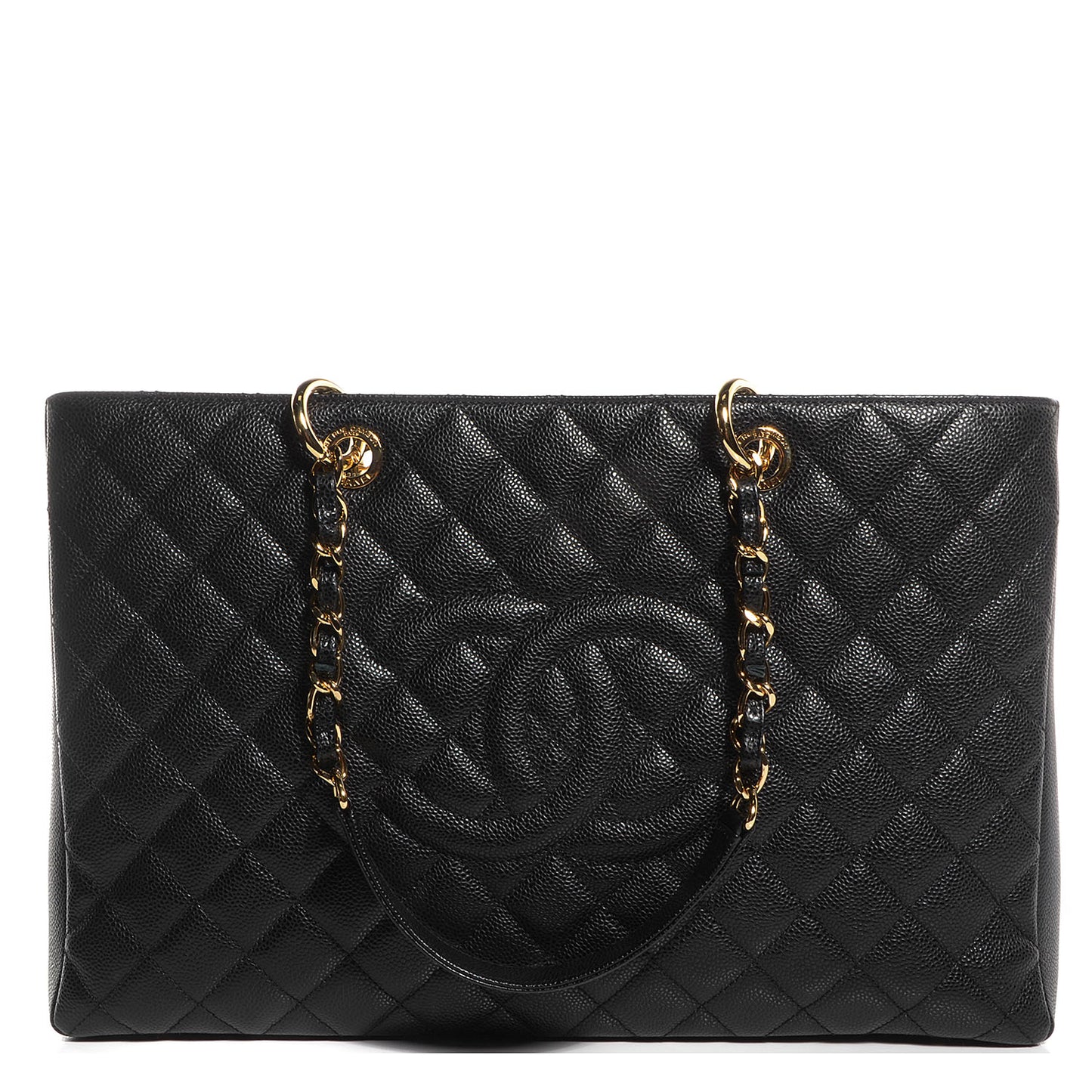 Caviar XL Grand Shopping Tote GST Black