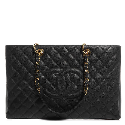 Chanel Caviar XL Grand Shopping Tote GST Black 1 of 8