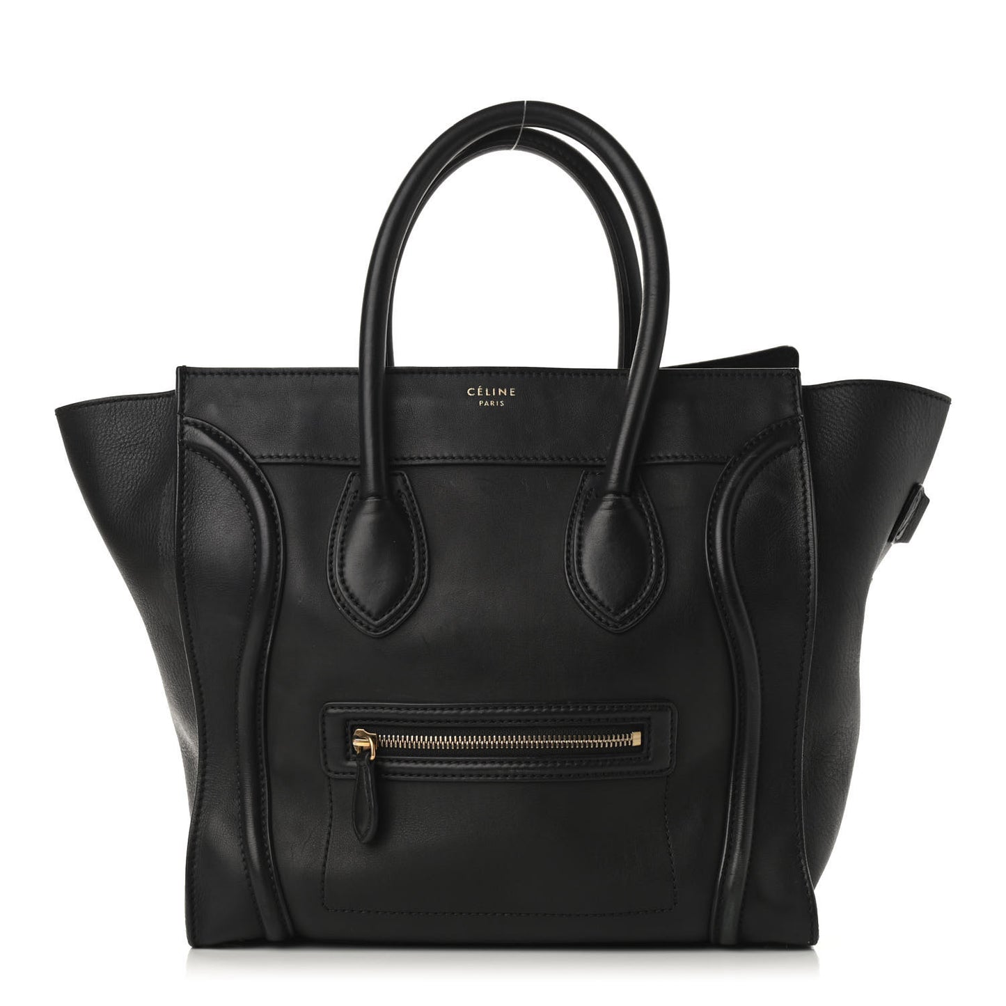 Smooth Calfskin Mini Luggage Black