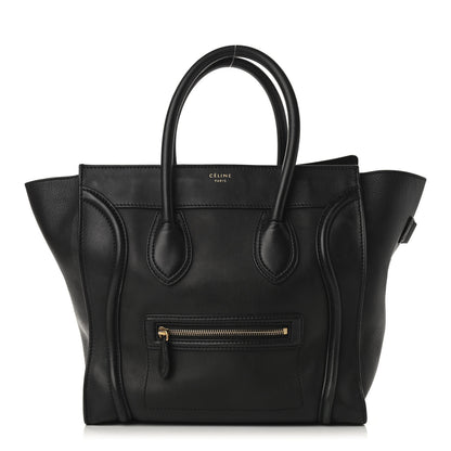 Celine Smooth Calfskin Mini Luggage Black 1 of 13