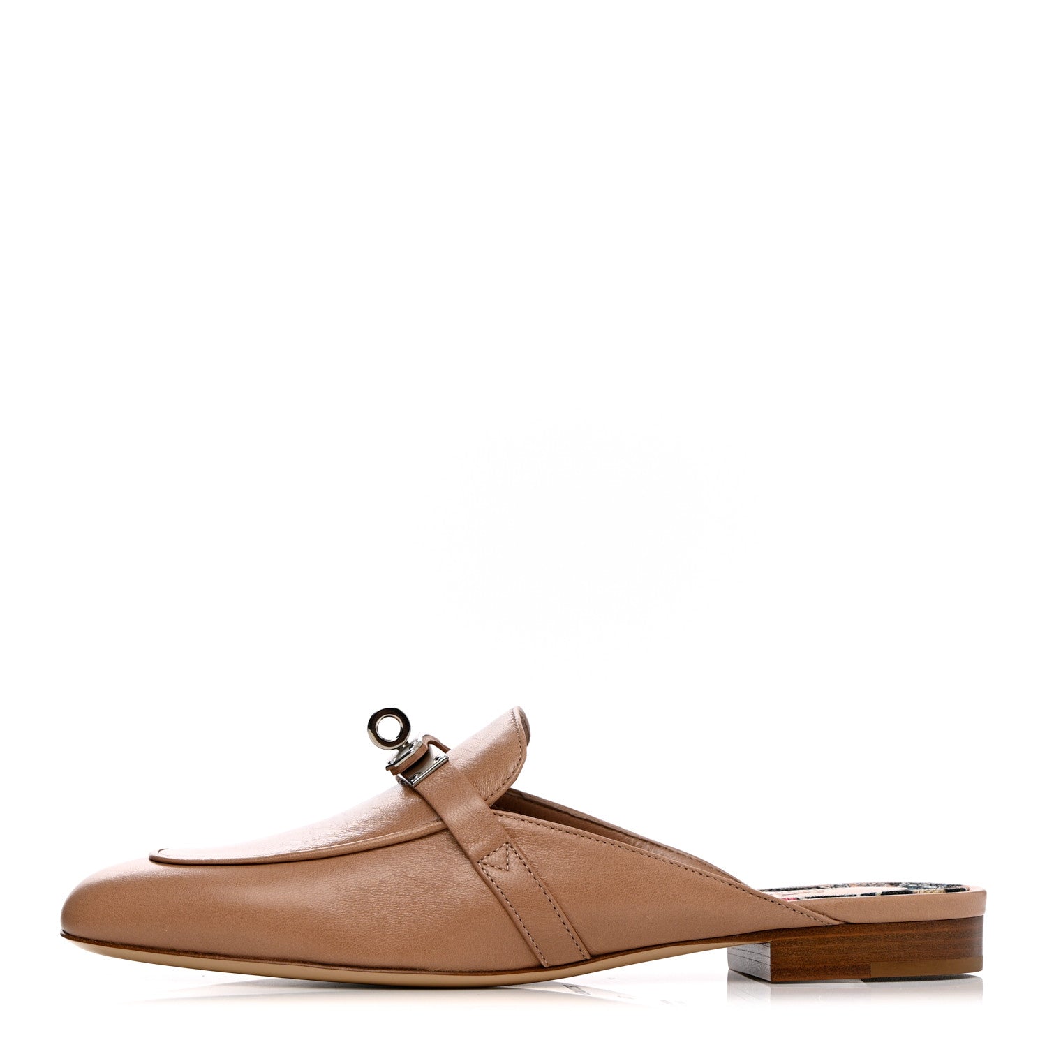 Hermes Calfskin Oz Mules 37 Beige Sarrazin 1 of 13