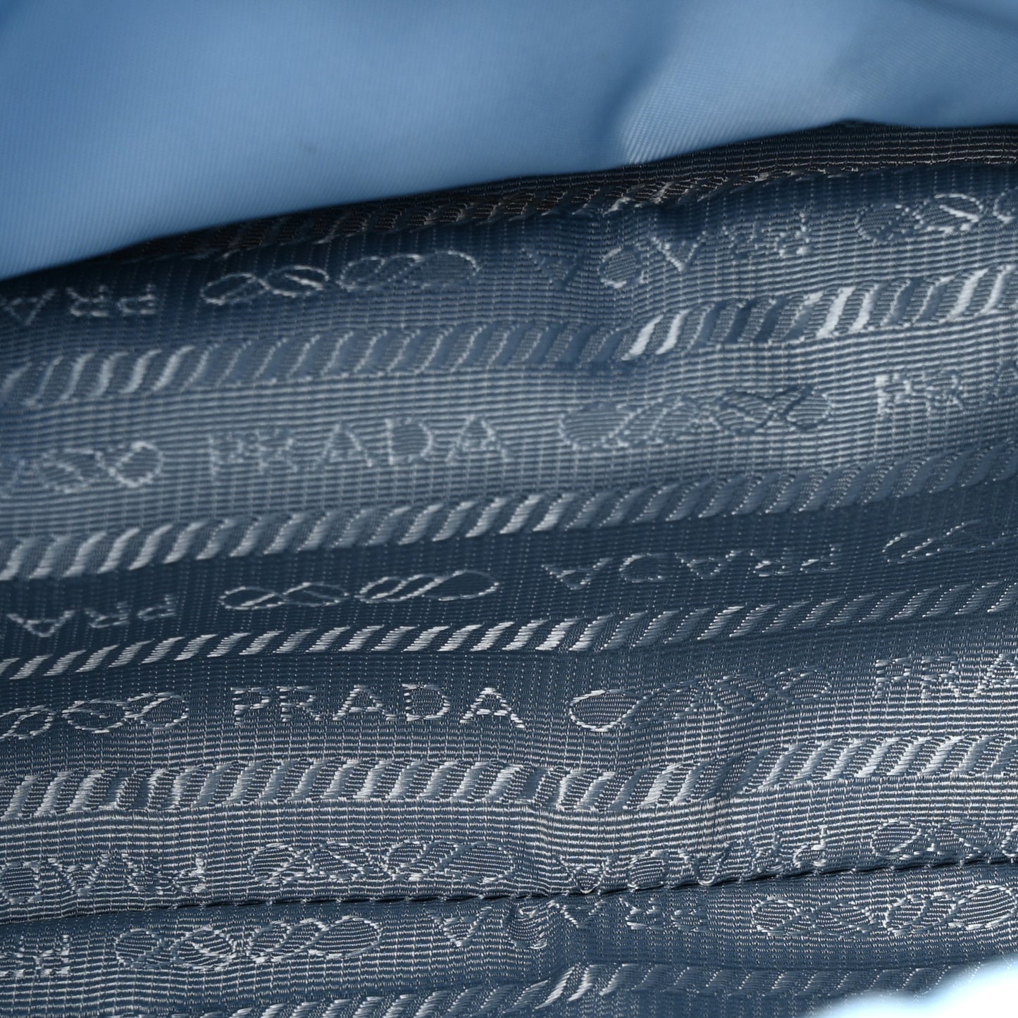 Re-Nylon Quilted Padded Flap Shoulder Bag Celeste