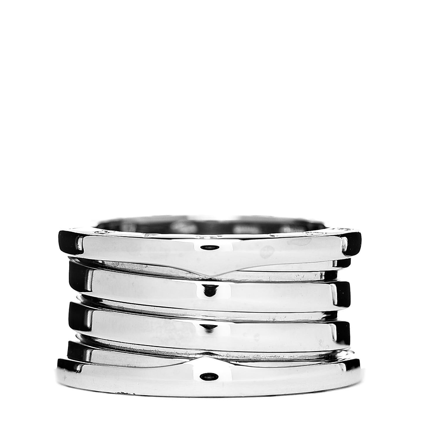 18K White Gold B.Zero1 Four-Band Ring 54 6.75