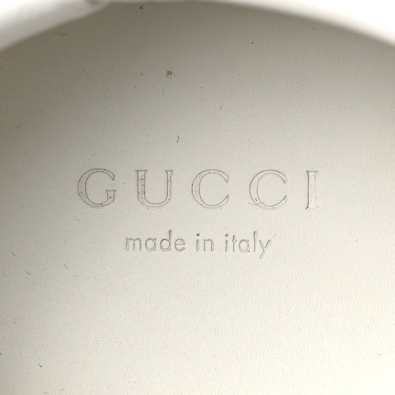 Gucci Calfskin Web GG Apple Embroidered Womens Ace Sneakers 37 White 8 of 9