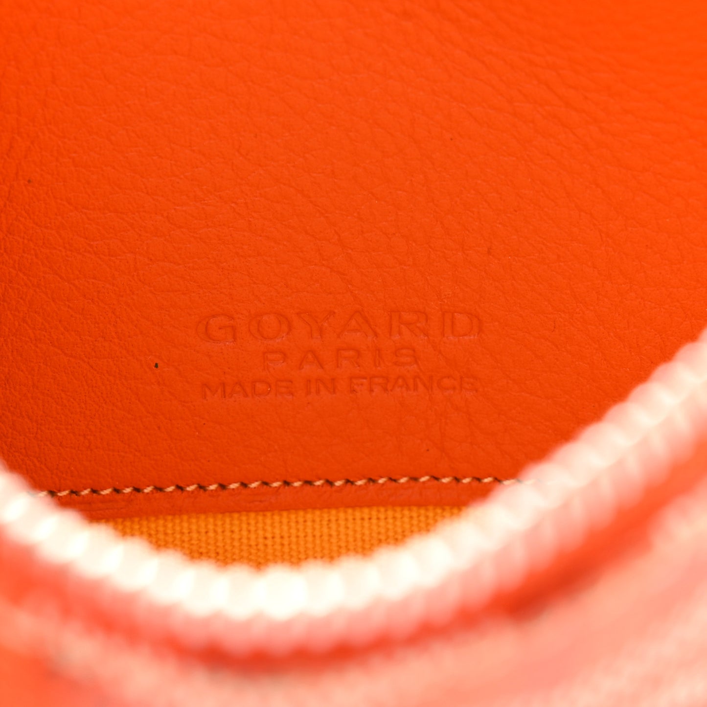 Goyardine Mini Senat Pochette Orange