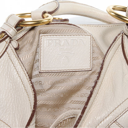 Prada Vitello Daino Hobo Talco 3 of 9