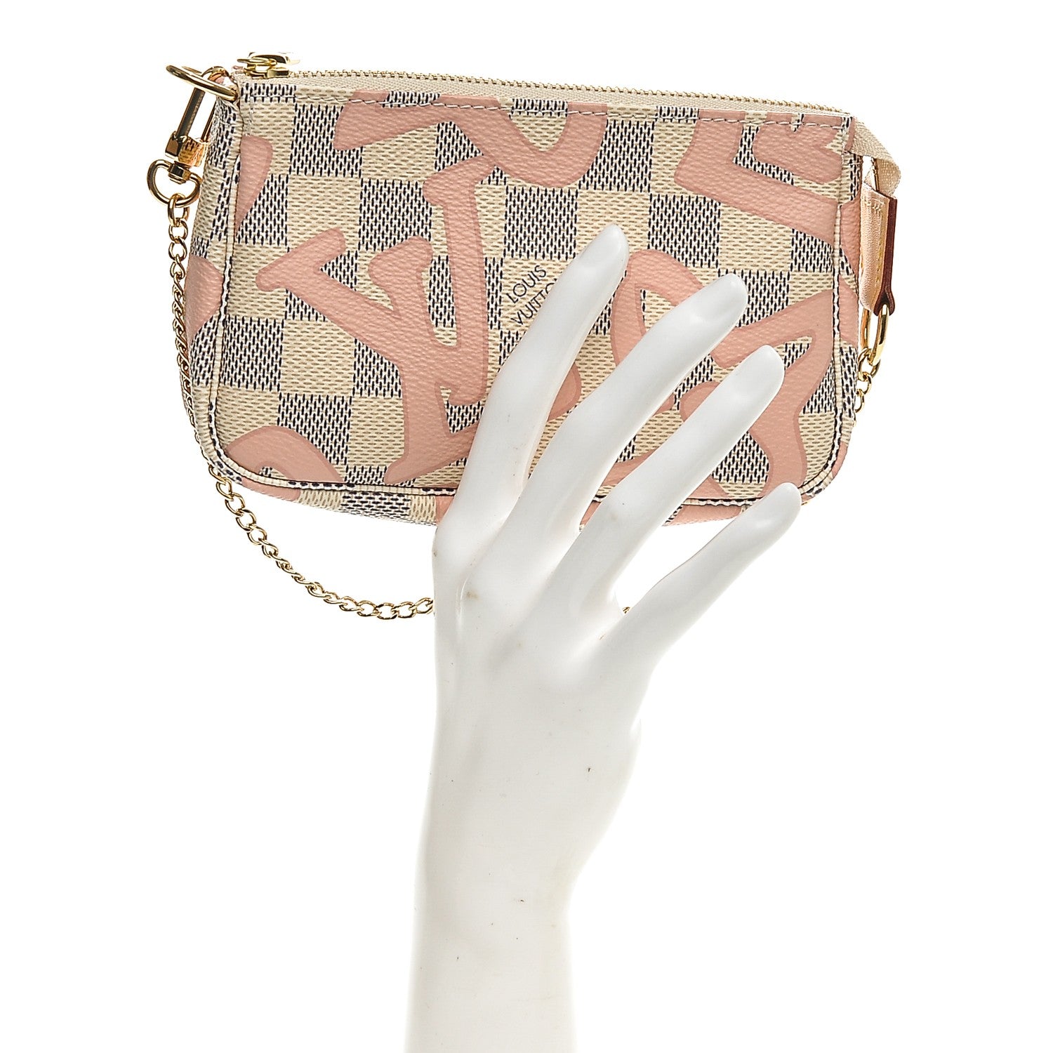 Louis Vuitton Damier Azur Tahitienne Mini Pochette Accessories 2 of 6