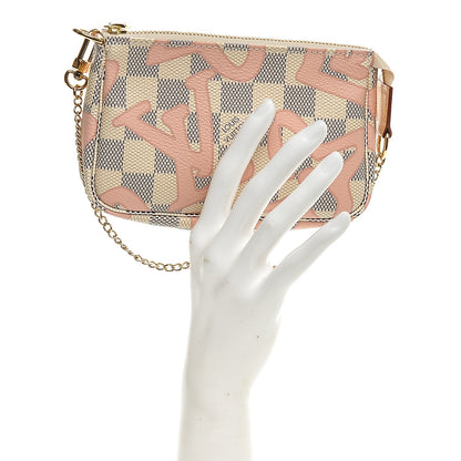 Louis Vuitton Damier Azur Tahitienne Mini Pochette Accessories 2 of 6