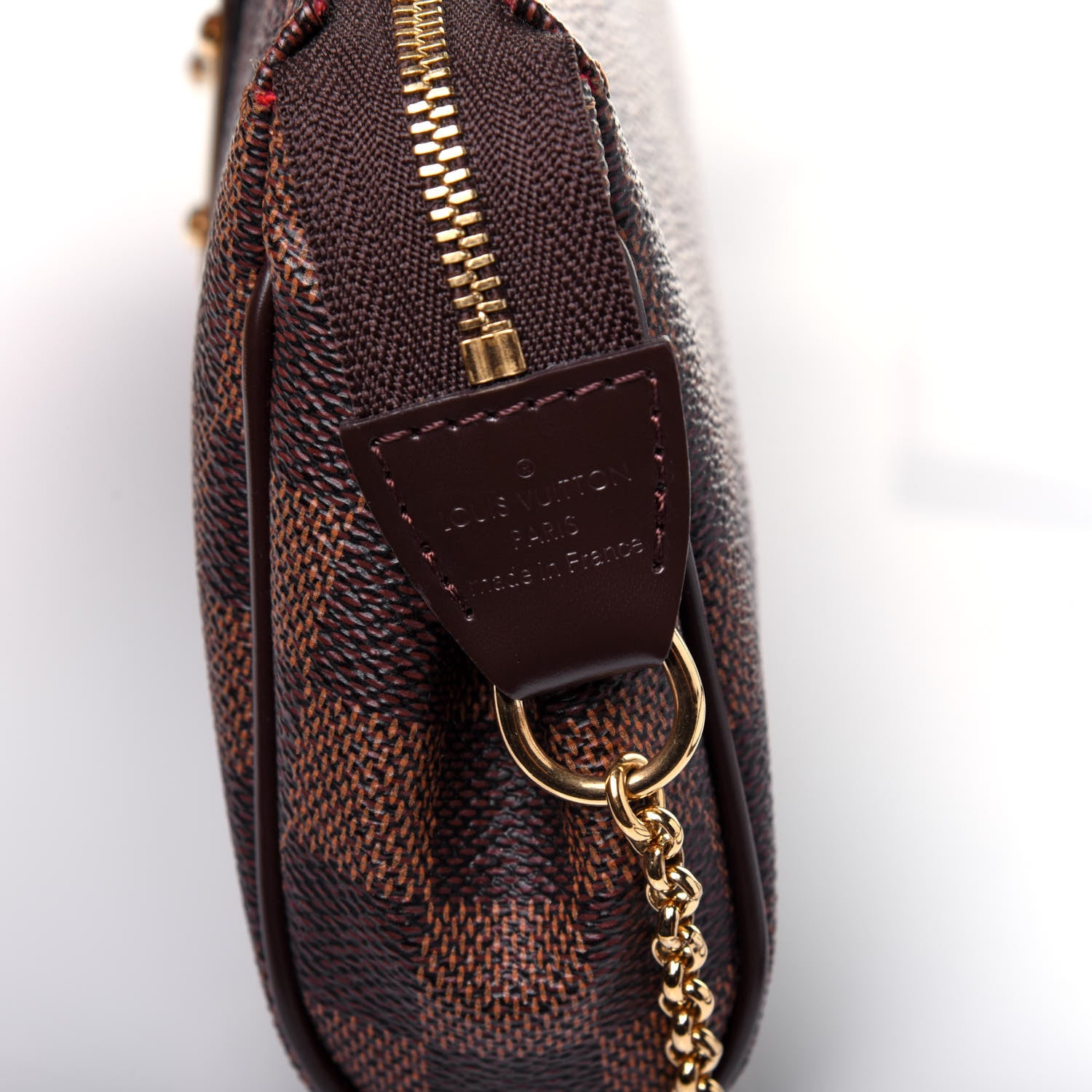 Louis Vuitton Damier Ebene Eva Clutch 8 of 10