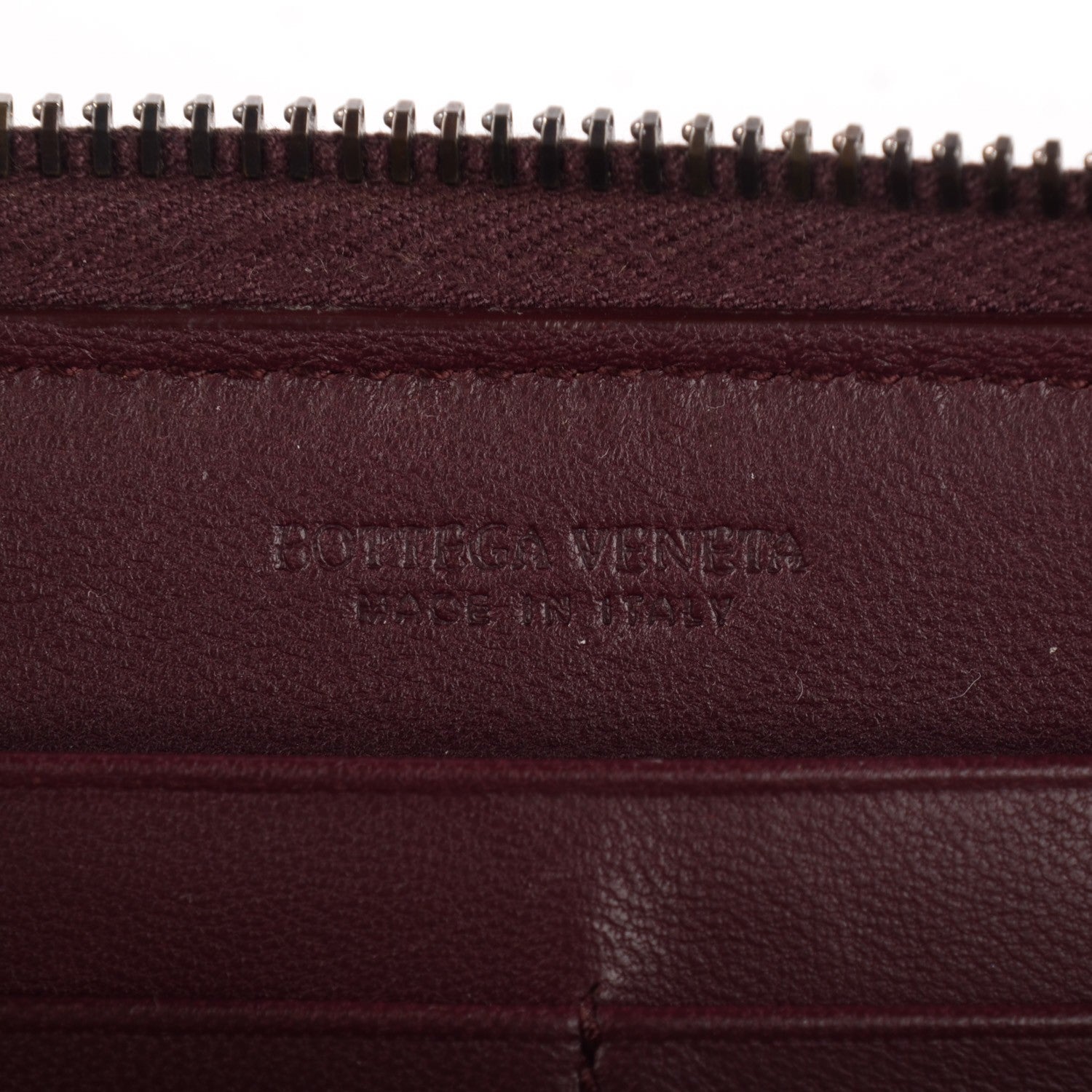 Bottega Veneta Nappa Intrecciato Zip Around Wallet Aubergine 5 of 8