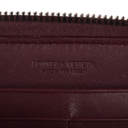 Bottega Veneta Nappa Intrecciato Zip Around Wallet Aubergine 5 of 8