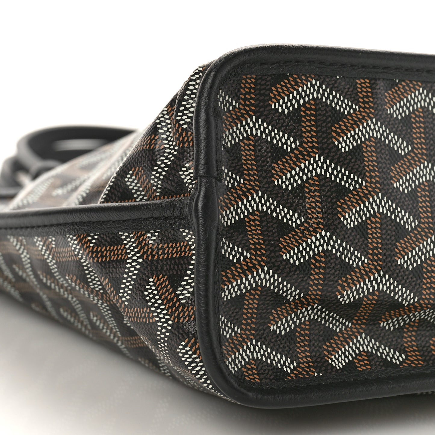Goyardine Reversible Mini Anjou Black