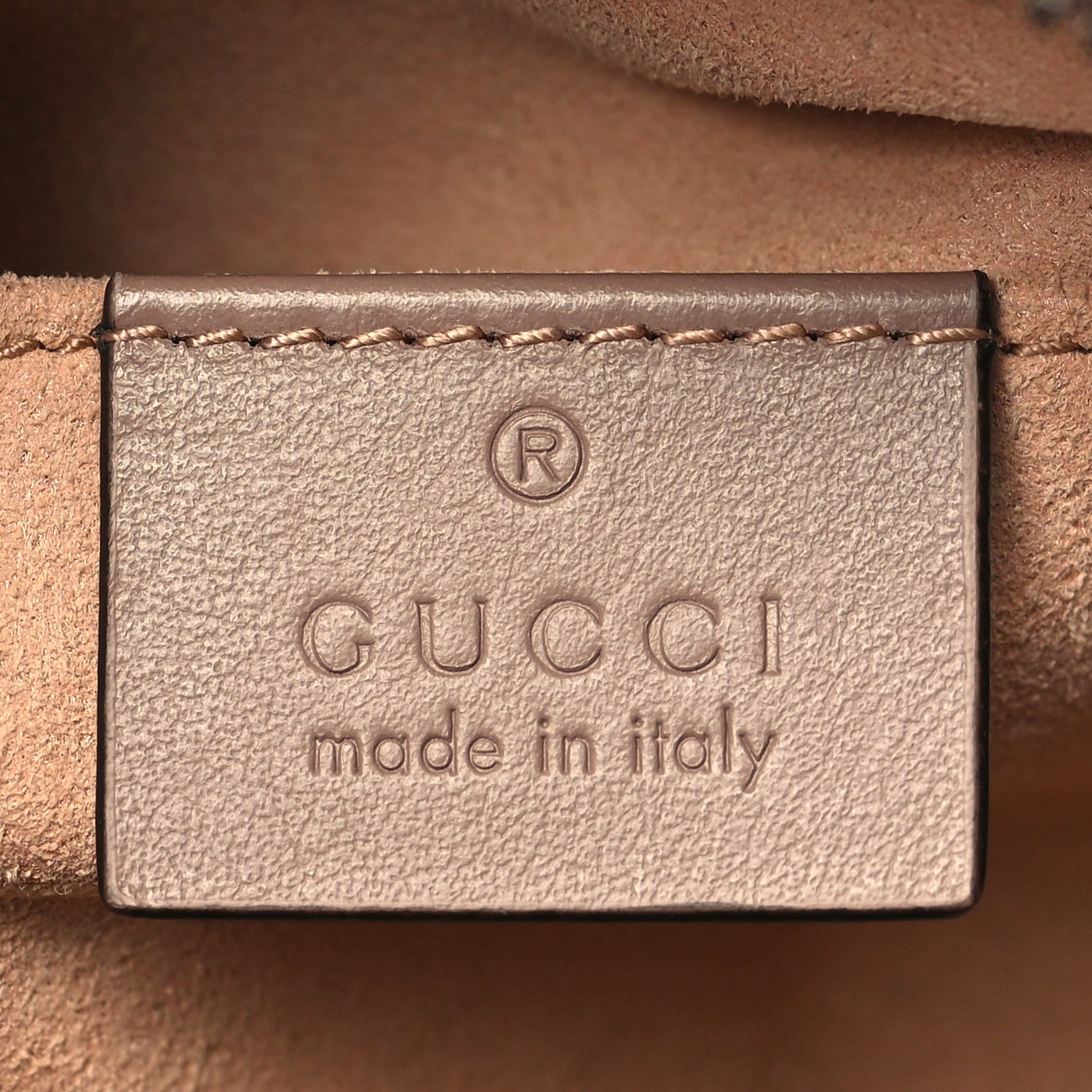 Gucci Calfskin Matelasse Small GG Marmont Chain Shoulder Bag Porcelain Rose 6 of 9
