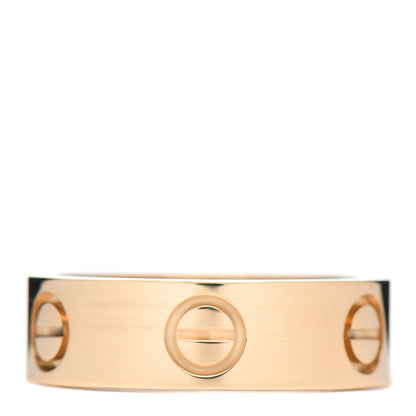 Cartier 18K Yellow Gold 5.5mm LOVE Ring 50 5.25 1 of 5