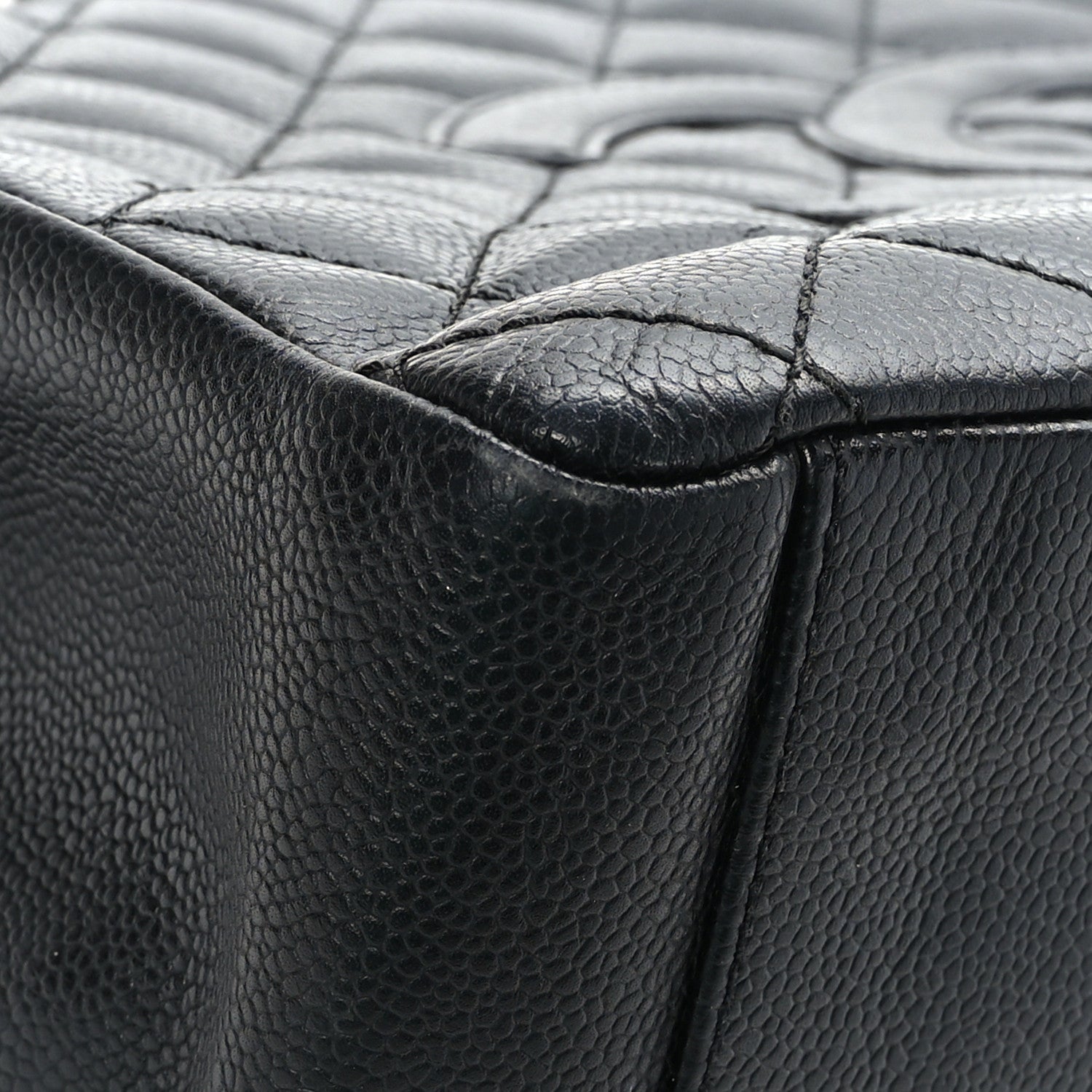 Chanel Caviar Quilted Grand Shopping Tote GST Black 8 of 11