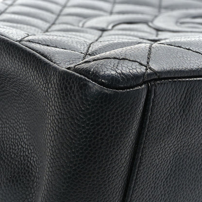 Chanel Caviar Quilted Grand Shopping Tote GST Black 8 of 11