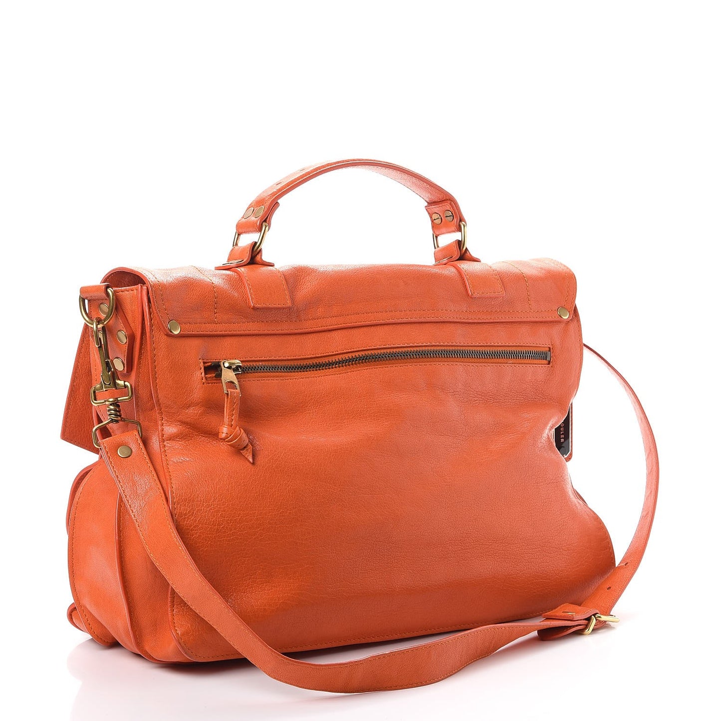Lambskin Large PS1 Satchel Orange