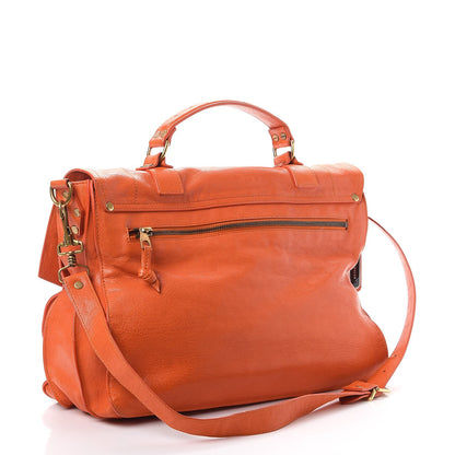 Proenza Schouler Lambskin Large PS1 Satchel Orange 3 of 11