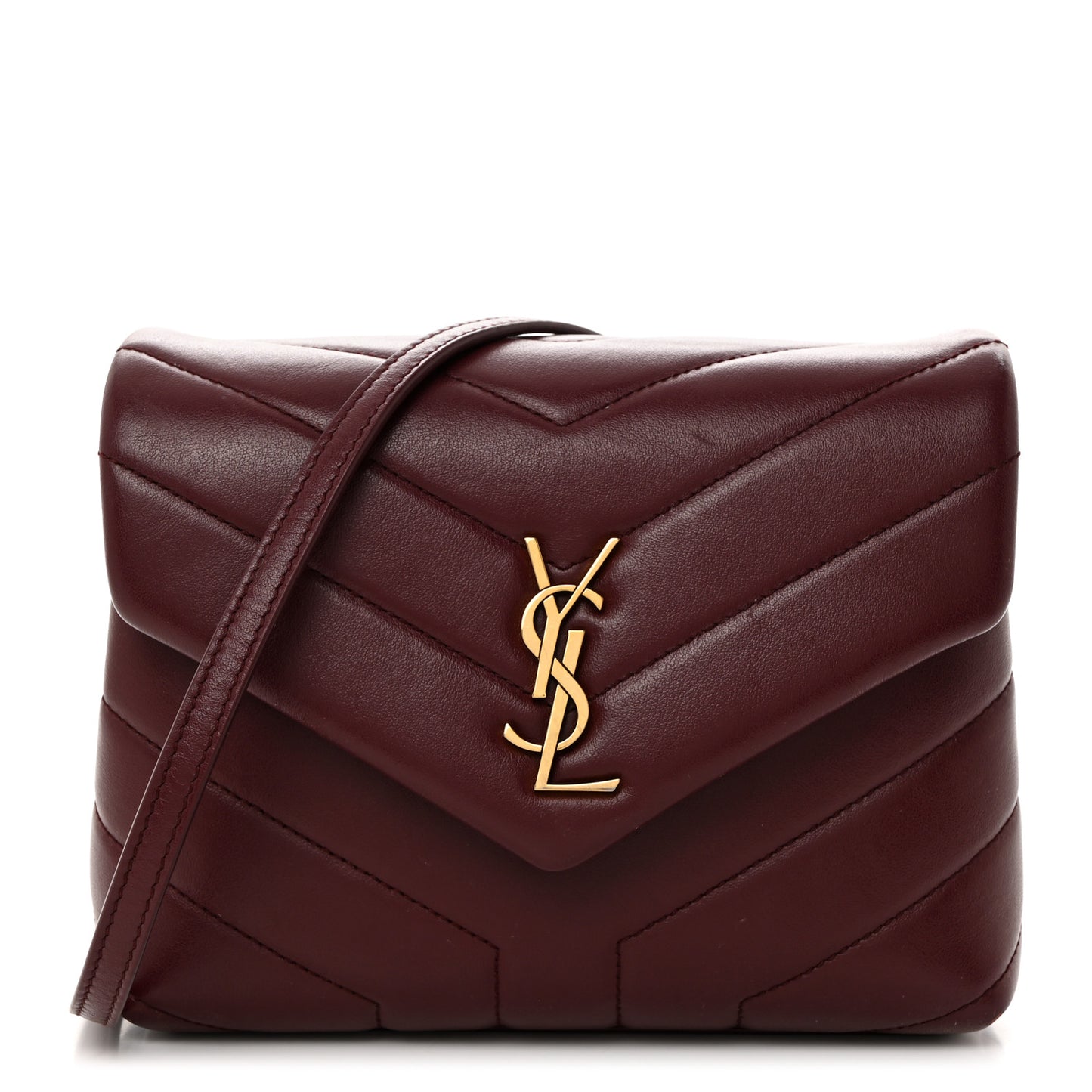 Calfskin Y Quilted Monogram Toy Loulou Monogram Crossbody Bag Rouge Legion