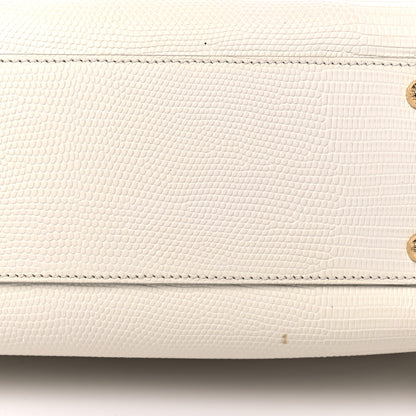 Dolce & Gabbana Stampa Iguana Crystal Medium Miss Sicily Satchel White 16 of 22