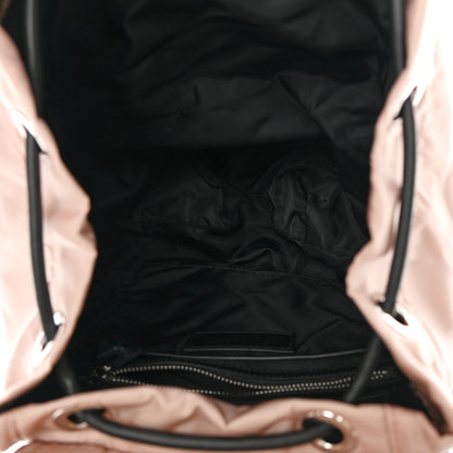 Burberry Nylon Logo Print Medium Rucksack Backpack Rose Beige 5 of 12