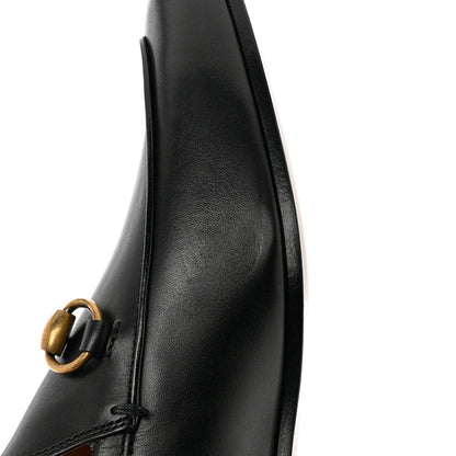Gucci Calfskin Horsebit Mens Jordaan Loafers 10.5 Black 11 of 12