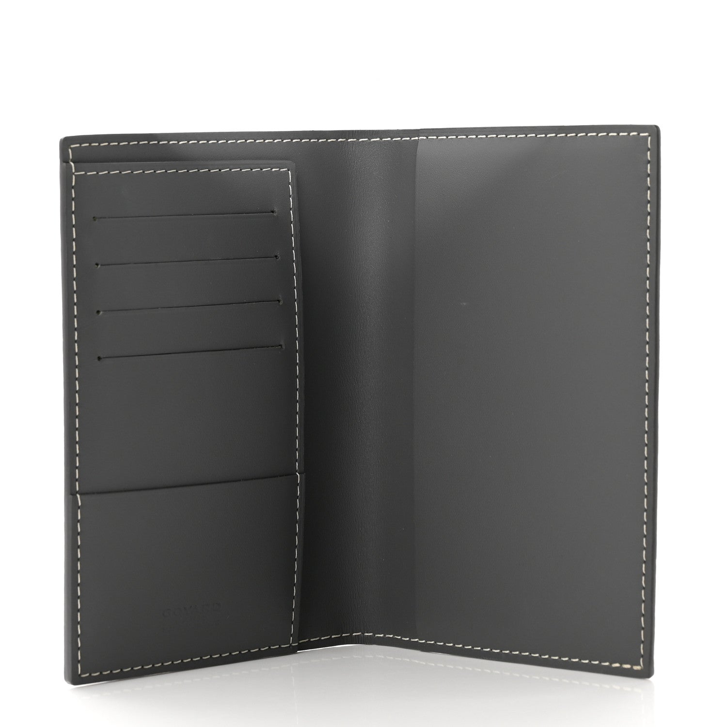 Goyard Goyardine Grenelle Passport Wallet Grey 5 of 7